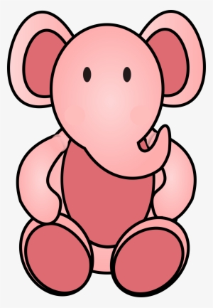 Big Image - Elefante Rosado Png #4131571