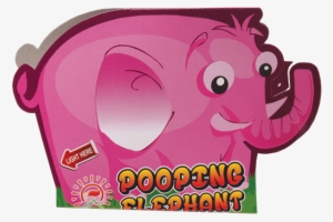 Pink Elephant - Cartoon #4131667