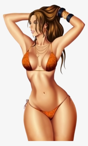 Bikini Cartoon - Sexy Bikini Cartoon #4131743