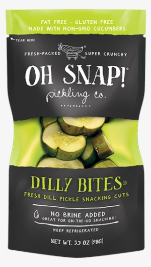 We've Conveniently Sliced Our Classic Dills Into The - Oh Snap Pickles #4132125