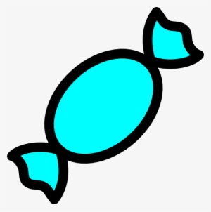 Bright Blue Candy Clip Art - Candy Clip Art #4132755