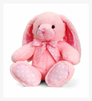 Keel Toys 25cm Baby Spotty Rabbit - Pink #4132788