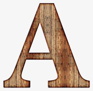 Wooden Capital Letter A - Letter A Without Background #4134450