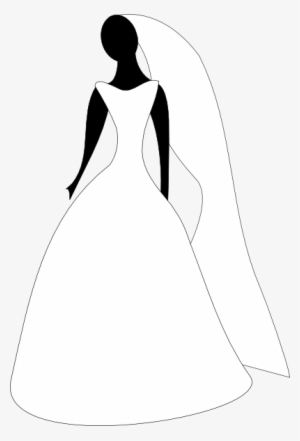 Black Dress Clipart Vestido - Vestido Novia Vector Png #4134583