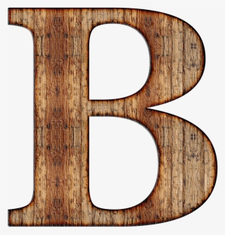 Wooden Capital Letter B - Letter B Wood #4134612