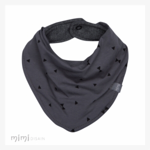 Mimi Bib Dark Grey Triangle - Tilgu #4134687