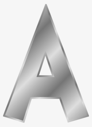 Silver Letter A Png - Free Transparent PNG Download - PNGkey