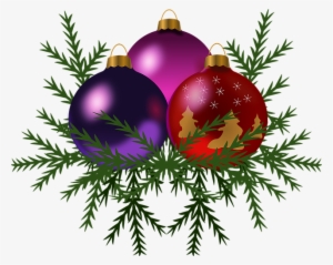 Christmas Baubles - Trio Of Holiday Ornaments Round Ornament #4134856