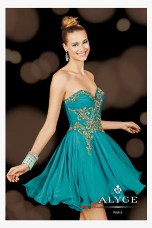 Tu Vestido De 15 Años - Vestidos Cortos Agua Marina #4135201