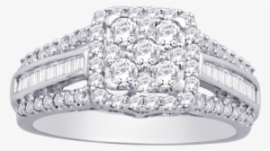 925 Sterling Silver 1/2 Ct - S M Diamond Corp 10k White Gold 1ct Diamond Fashion #4135358