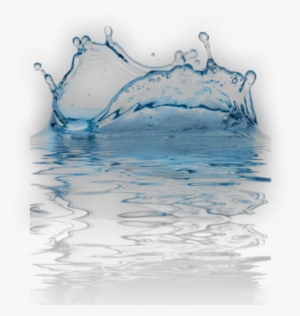 Ftestickers Water Splash Puddle - Water Drop In Png #4135393