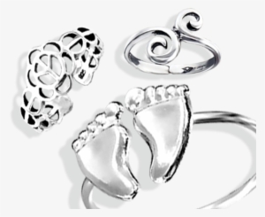 Plain Silver Toe Rings - Plane Silver Toes Ring #4135741