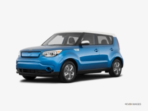 2019 Kia Soul Ev In Caribbean Blue W/clear White Roof - Kia Soul Ev 2018 #4135767