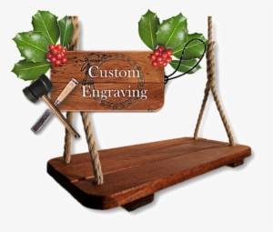 Limited Edition Mahogany Wood Swing - Wood #4136083