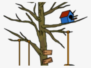 Tree Swing Cliparts - Cartoon #4136087