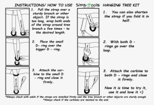 Tree Swing Hanging Kit - Easy Hang 4ft Tree Swing Strap X1 #4136240