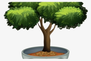 Potted Plants Clipart Potted Flower - Mermaids Do At Night Coloring Book #4136404