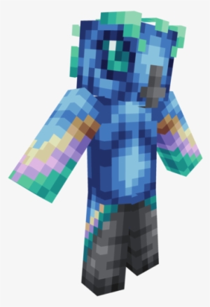 Creature Claimed The Phoenix Could Only Be Seen While - Blue Phoenix Minecraft Skin #4137198