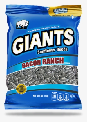 Bacon Ranch Flavored Sunflower Seeds - Bacon Ranch Flavored Giants Sunflower Seeds By Giants #4137282