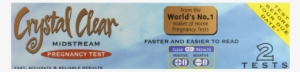 Crystal Clear Original Pregnancy Test P1679487 #4137487