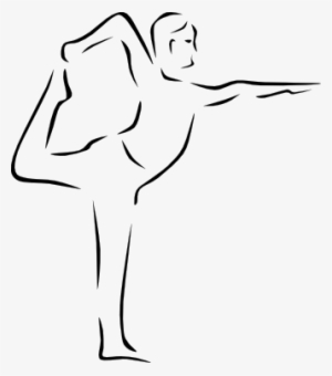 Gerald G Yoga Poses Stylized 14 - Drawing Of A Person Doing Yoga #4137601