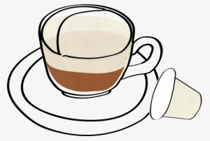 Caffe Latte Pods - Line Art #4137679