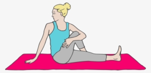Half Twist Pose - Posture #4137702