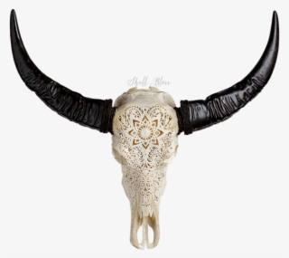 Carved Buffalo Skull - Skull #4138188