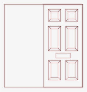 Origami Christmas Card Door Template - Door #4138266