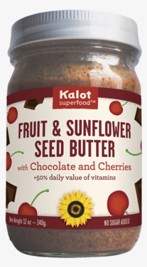 Fruit & Sunflower Seed Butter With Chocolate And Cherries - Kalot Superfood - Fruit & Sunflower Seed Butter #4138408