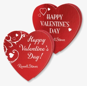 Russel Stover Assorted Chocolates Red Foil Heart Gift #4139224