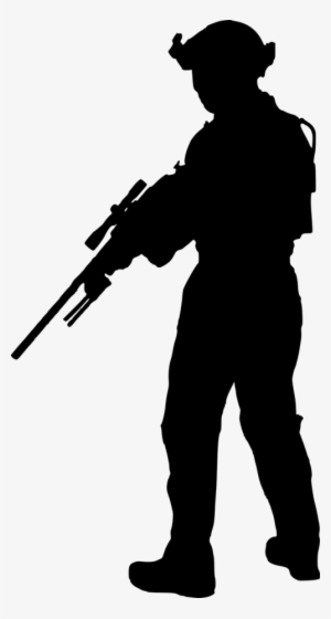 Silhouette Sniper Png #4139360