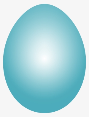 Clipart - Blue Green Easter Egg #4139467
