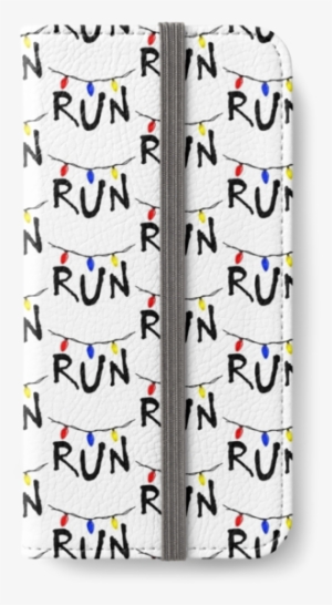 Stranger Things - Christmas Lights - Run - Stranger Things Run Folding Swing Arm Cufflinks Weddings #4139513