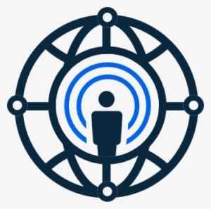 All Data Uploads & Downloads Done Over The Internet - Globe Icon In Red #4139580