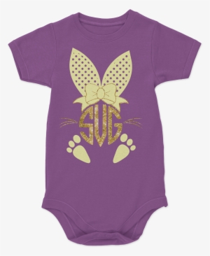 Monogram Frame Svg, Easter Svg Files Printable Clipart - Infant Bodysuit #4139959