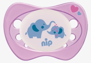 Set Of 2 Glow Soother Night Star Pink And Elephant - Schnuller 0 2 Monate Boy #4141084