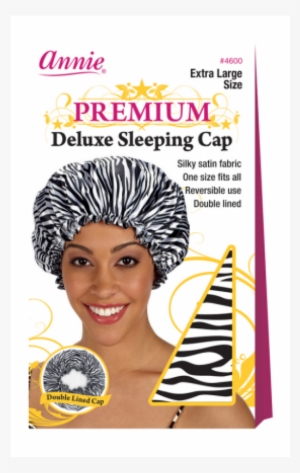 Annie Premium Deluxe Sleeping Cap Zebra Pattern Universal #4141089
