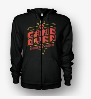 Game Over Insert Coin Hoodie - Hoodie #4141266