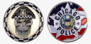 Chicago Police Biker Skull - Chicago #4141573