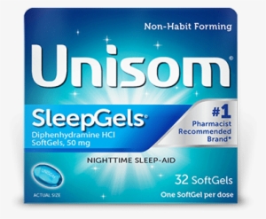 Try Sleepgels At Night - Unisom Doxylamine 25 Mg #4141745