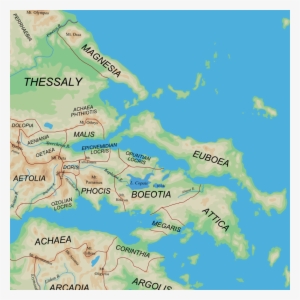 Ancient Regions Central Greece - Attika Řecko #4141797