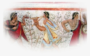 Fresque Des Musiciens Grecques - Etruscans People #4141909