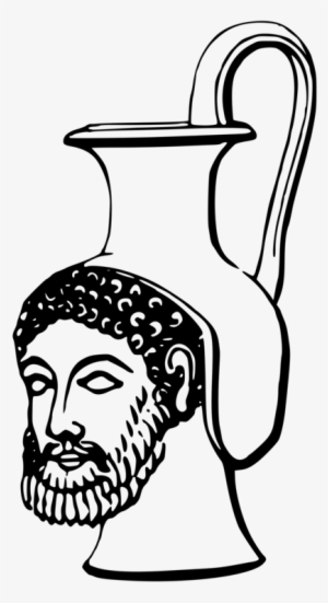 Pottery Of Ancient Greece Vase Ancient Greek Art Trojan - Jug On Head #4141930