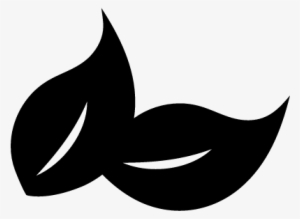 Two Tea Leaves Vector - Tea Leaf Vector Hd #4142032