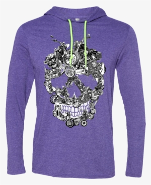 Bikers Skull Men Hoodie - T-shirt #4142132