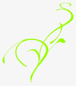 How To Set Use Scroll Floral 7fff00 Green Missing Leaf - Vine Clip Art #4142313