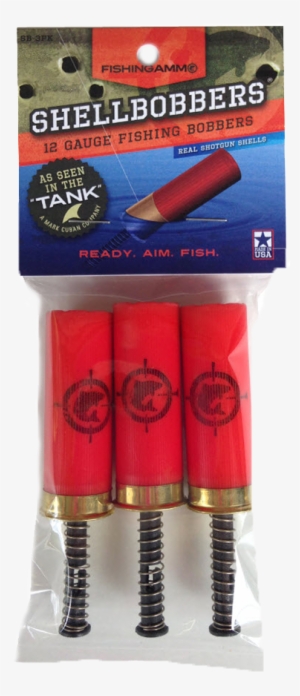 Original 12 Gauge 3-pack - Fishing Ammo Shotgun Shell Fishing Bobber #4142482