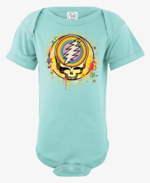 An Ice Blue Infant One Piece With A Grateful Dead Steal - Grateful Dead / So Many Roads (1965-1995) #4143204