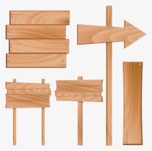 Wooden Sign Cartoon #4143831